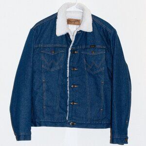 Wrangler Western Sherpa Lined Denim Jacket